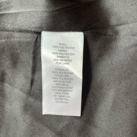 Truth Black Open Front Notch Lapel Ruched Sleeve Blazer NWT Small - Picture 12 of 13